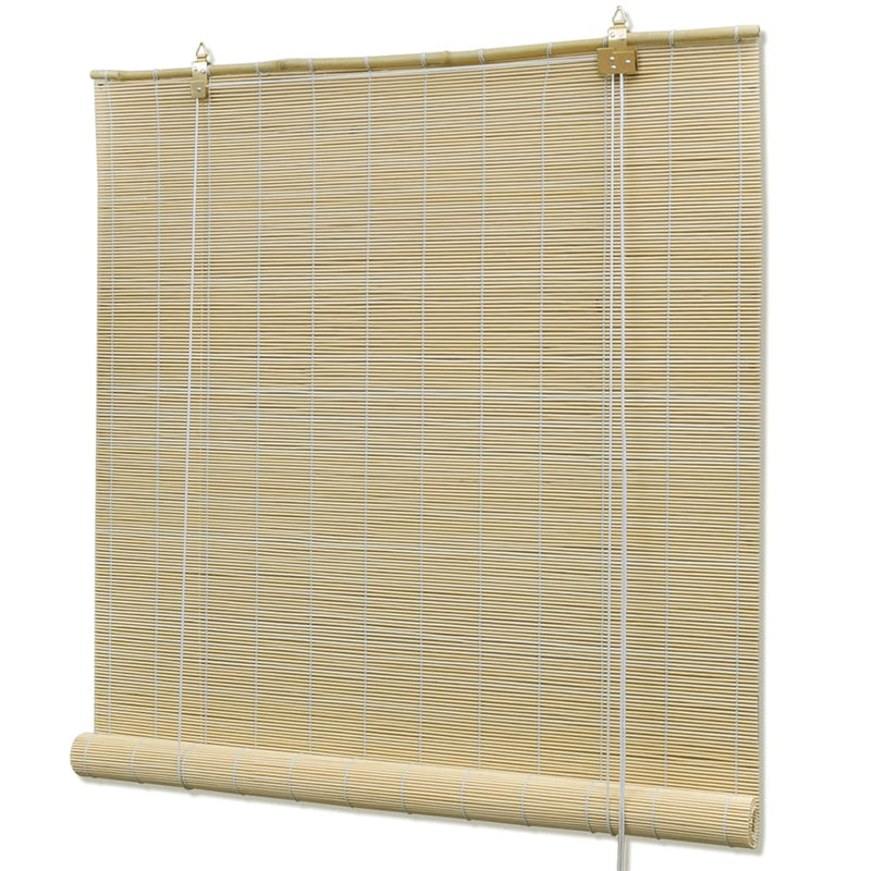 Load image into Gallery viewer, Vidaxl rolgordijn 100x160 cm bamboe natuurlijk
