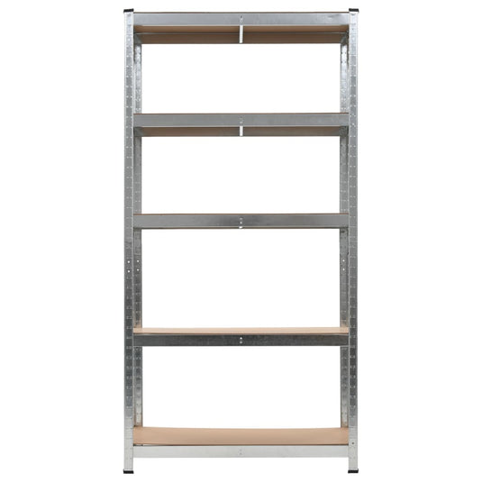 VidaXL Opbergrek zilverkleurig 2 st