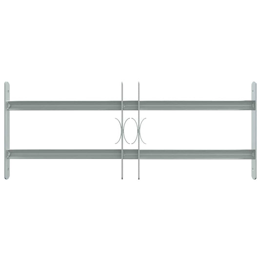 Vidaxl raambeveiliging verstelbaar met 2 dwarsstangen 500-650 mm