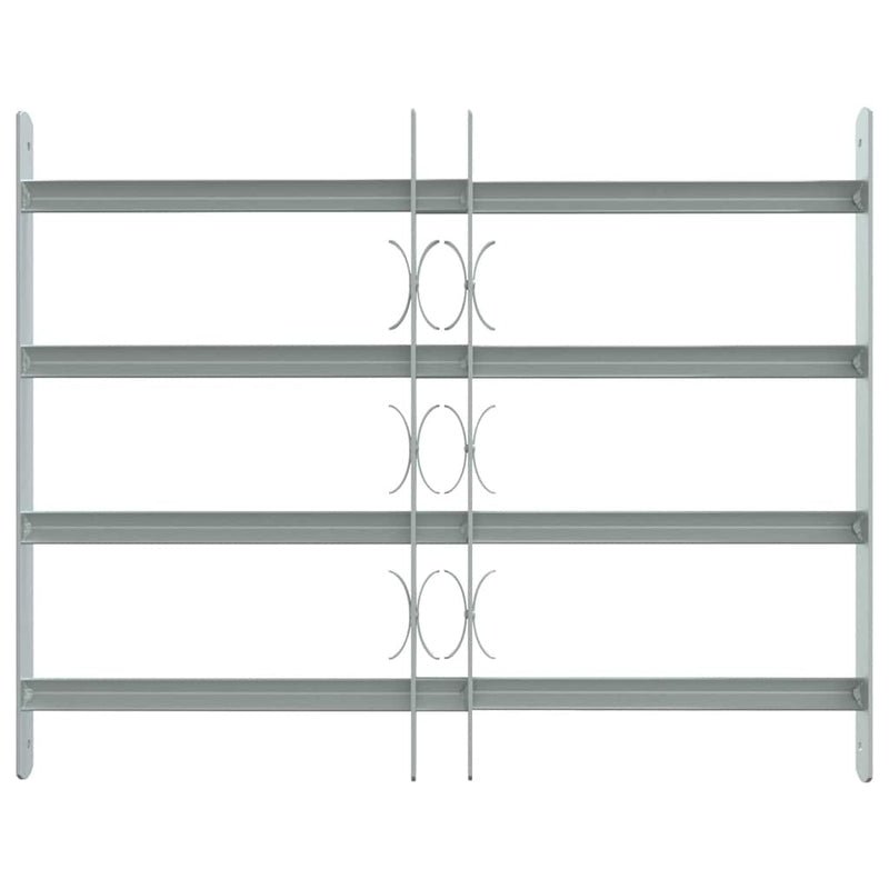 Load image into Gallery viewer, Vidaxl raambeveiliging verstelbaar met 4 dwarsstangen 500-650 mm
