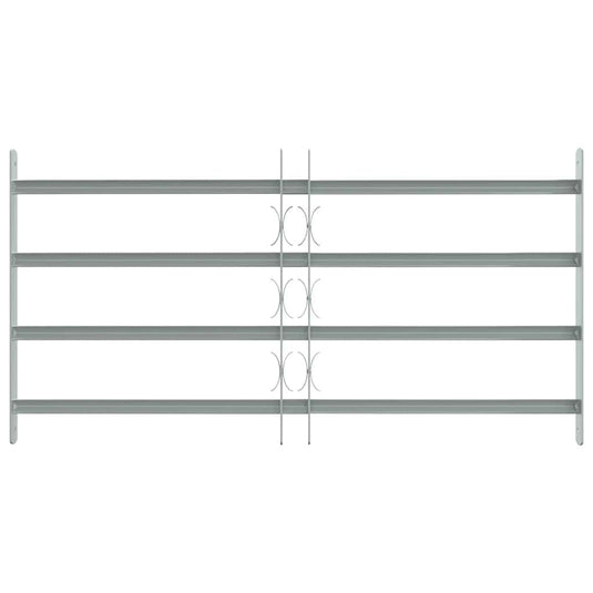 Vidaxl raambeveiliging verstelbaar met 4 dwarsstangen 700-1050 mm