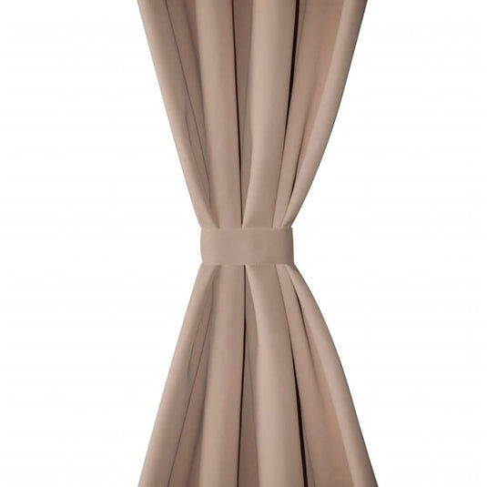 Vidaxl gordijnen met metalen ringen 135 x 245 cm 2 stuks (creme)