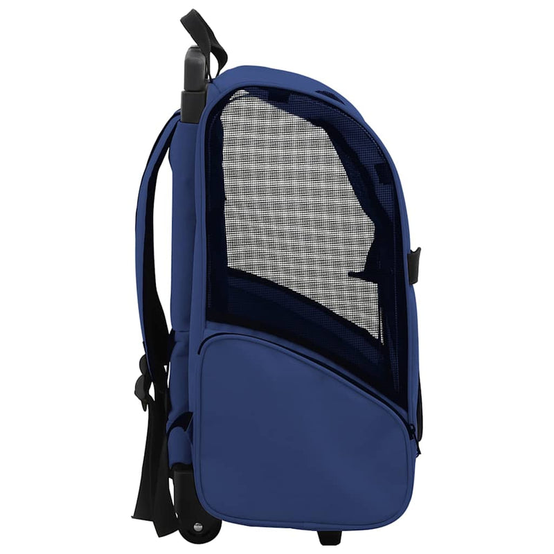 Load image into Gallery viewer, Vidaxl huisdierentrolley inklapbaar blauw
