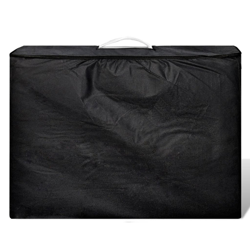 Load image into Gallery viewer, Vidaxl inklapbare massagetafel 3 zones met houten frame (creme)
