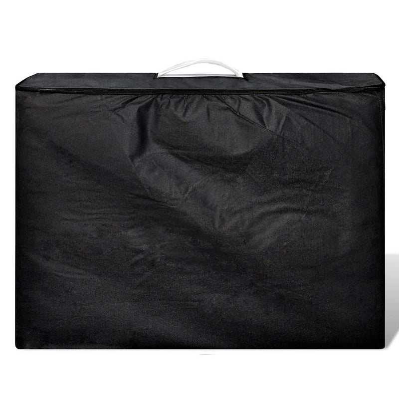 Load image into Gallery viewer, Vidaxl massagetafel met 2 zones inklapbaar aluminium frame crèmewit
