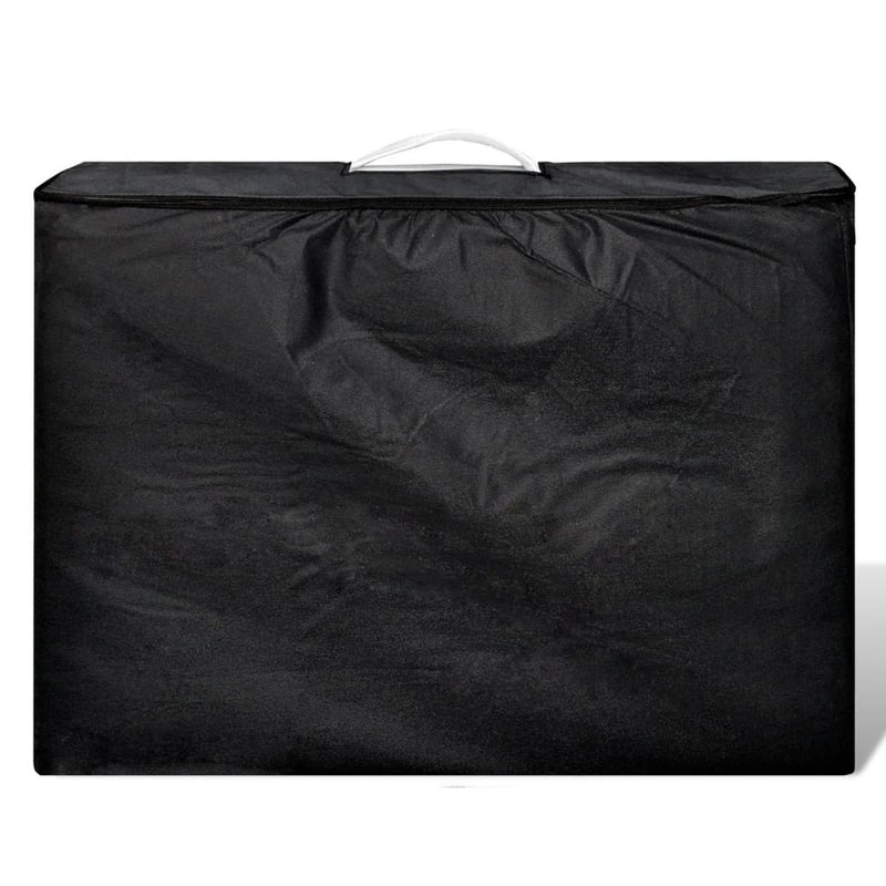 Load image into Gallery viewer, Vidaxl inklapbare massagetafel 4 zones met houten frame (creme)
