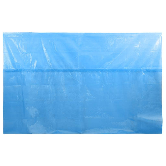Vidaxl zwembadzeil rechthoekig 450 x 220 cm pe blauw