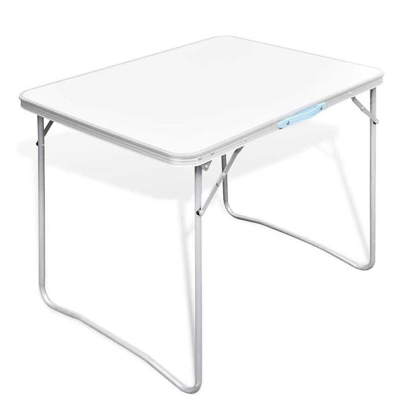 Load image into Gallery viewer, Vidaxl campingtafel inklapbaar met metalen frame 80 x 60 cm
