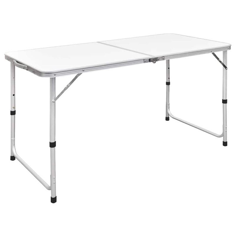 Load image into Gallery viewer, Vidaxl campingtafel inklapbaar en verstelbaar 120x60 cm aluminium
