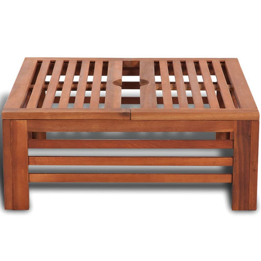 Vidaxl parasolvoetbedekking hout