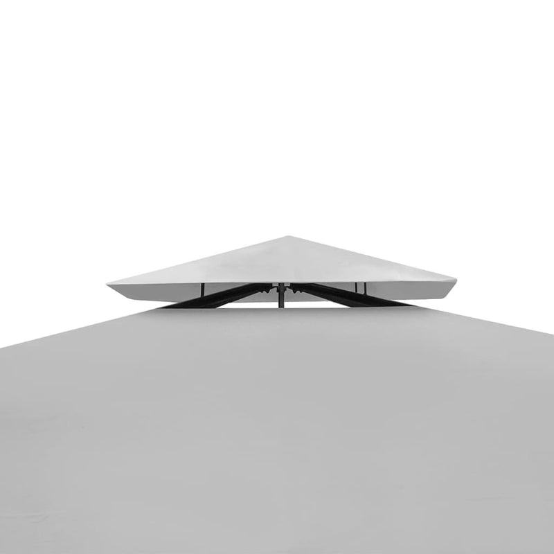 Load image into Gallery viewer, VidaXL Prieel met dak 3x4 m crèmewit
