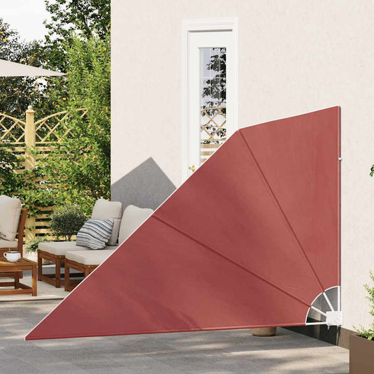 Vidaxl balkonscherm inklapbaar 160x240 cm terracottakleurig
