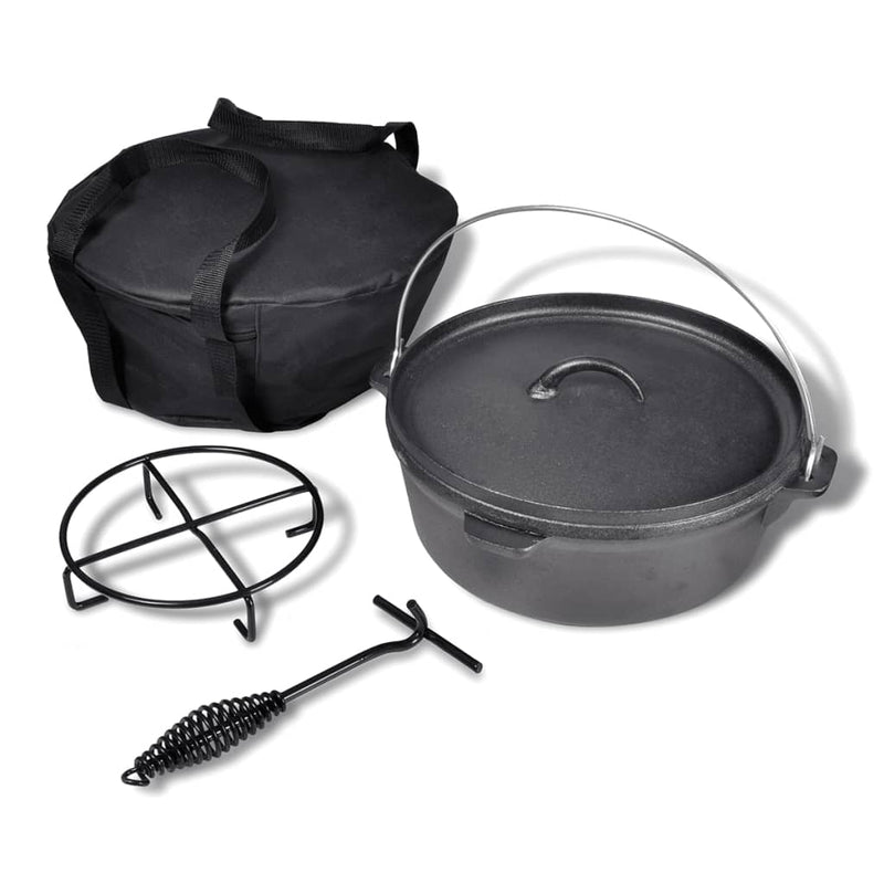 Load image into Gallery viewer, Vidaxl braadpan 5,6 l inclusief accessoires
