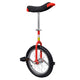 Vidaxl eenwieler verstelbaar 16 inch rood