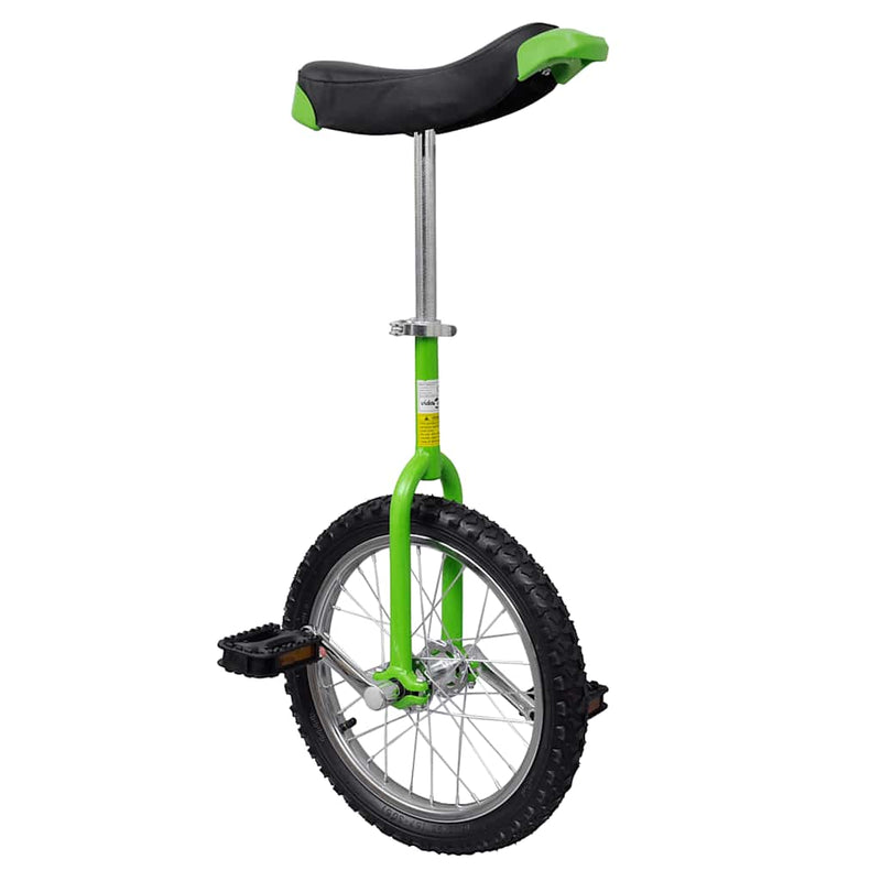 Load image into Gallery viewer, Vidaxl eenwieler verstelbaar (groen 16 inch)
