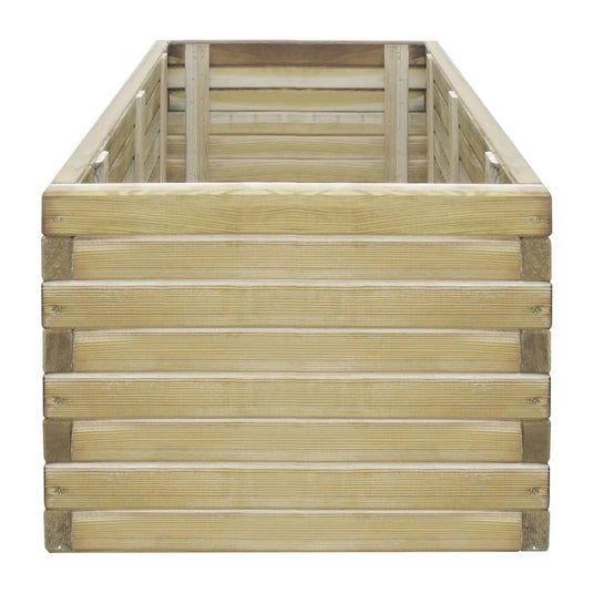 VidaXL Plantenbak verhoogd rechthoekig 100x50x40 cm hout