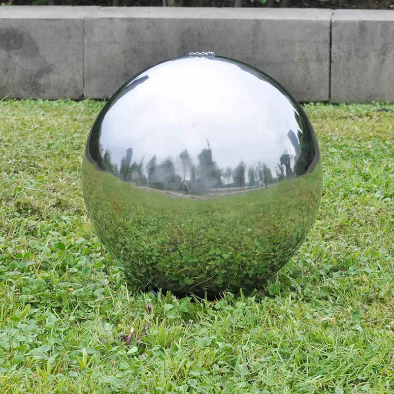 Load image into Gallery viewer, Vidaxl tuinfontein met led's 40 cm roestvrij staal
