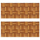 VidaXL Terrastegels 30 x 30 cm Acacia set van 20