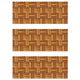 VidaXL Terrastegels 30 x 30 cm Acacia set van 30