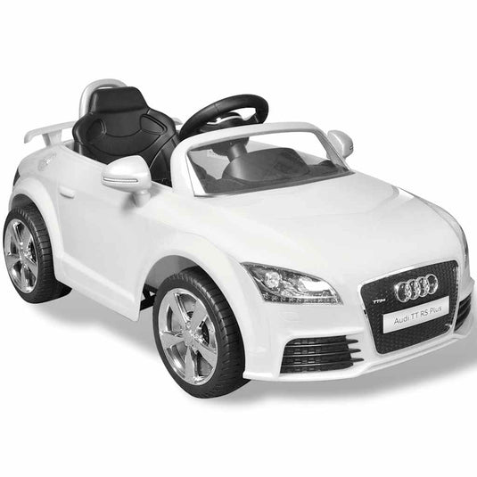 Vidaxl elektrische auto audi tt rs met afstandsbediening wit