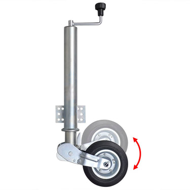 Vidaxl neuswiel robuust inklapbaar 60 mm