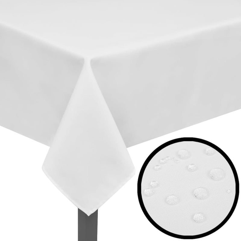 Load image into Gallery viewer, Vidaxl tafelkleden wit 5 stuks 220 x 130 cm
