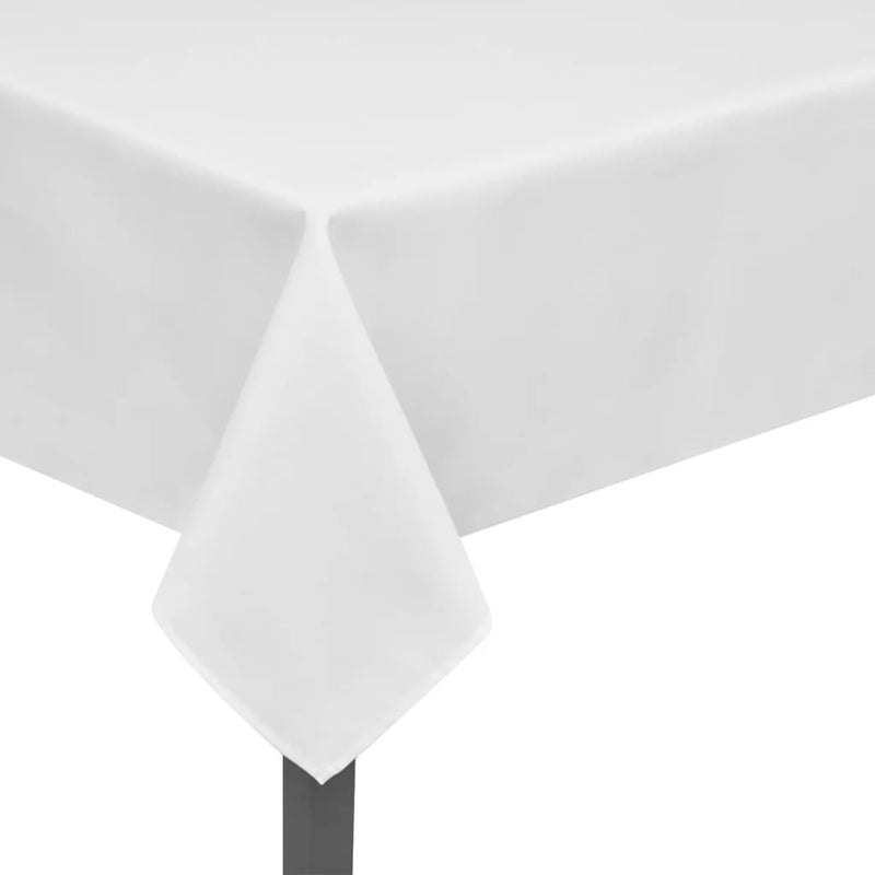 Load image into Gallery viewer, Vidaxl tafelkleden wit 5 stuks 220 x 130 cm
