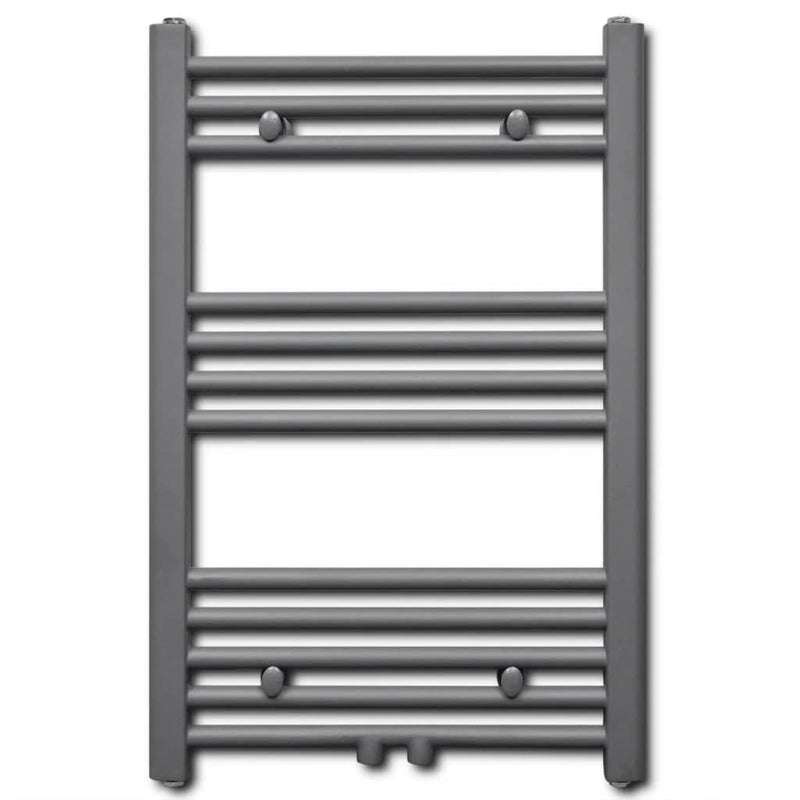 Load image into Gallery viewer, Vidaxl radiator handdoekenrek recht 500x764 mm grijs
