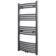 Vidaxl radiator handdoekenrek gebogen 500x1160 mm grijs