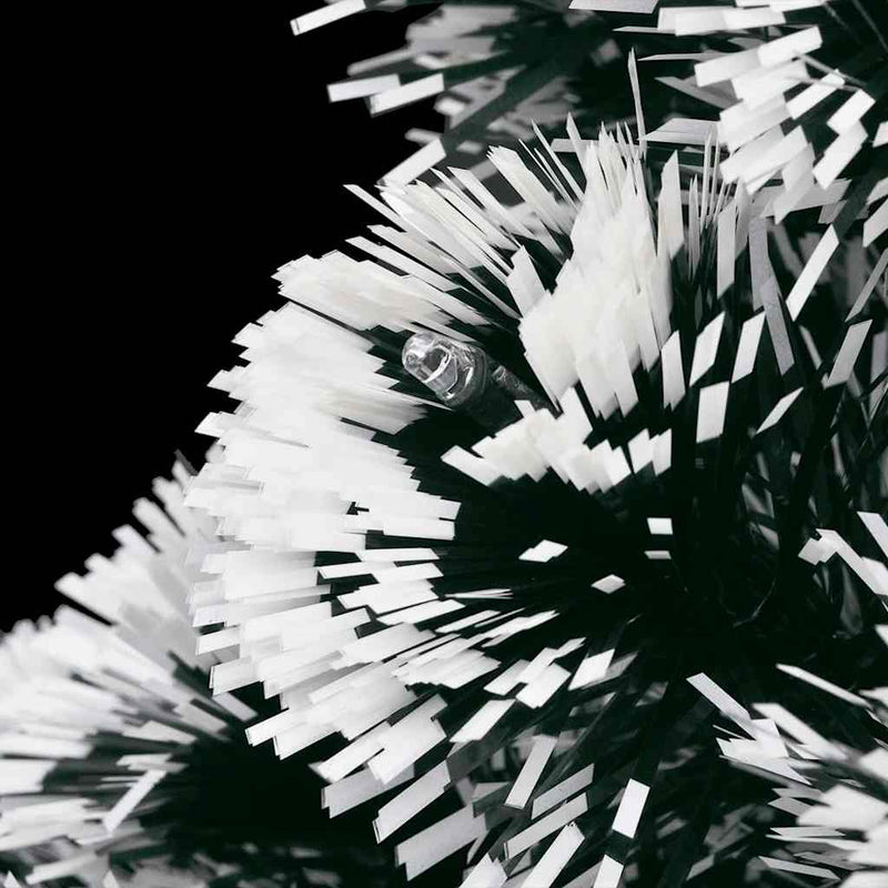 Load image into Gallery viewer, Vidaxl voorverlichte kerstboom met standaard en led 180 cm glasvezel
