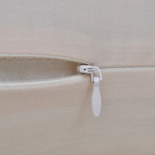 VidaXL Kussenhoezen katoen 40 x 40 cm beige 4 stuks