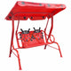 Vidaxl kinderschommelstoel rood