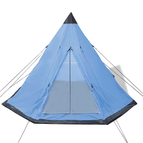 Vidaxl tent 4-persoons blauw