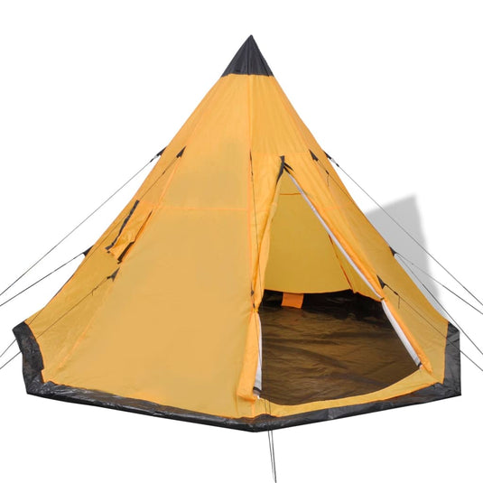 Vidaxl tent 4-persoons geel