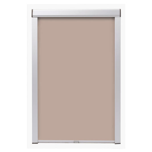 Vidaxl rolgordijn verduisterend beige m08 308