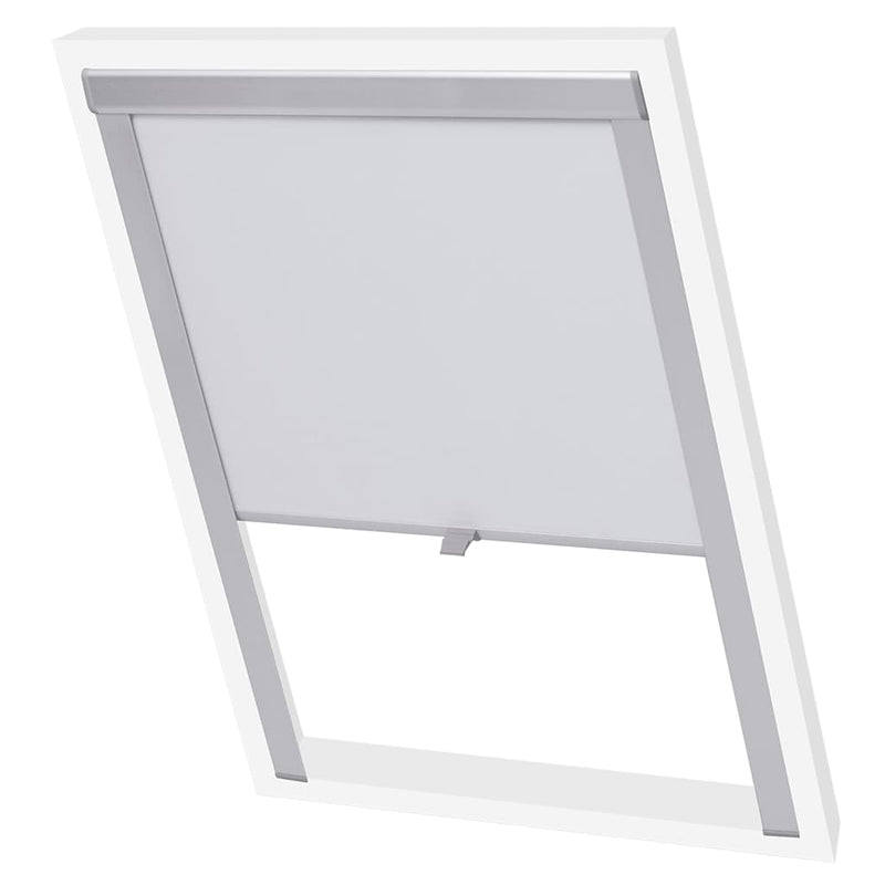 Load image into Gallery viewer, Vidaxl rolgordijn verduisterend wit u08 808
