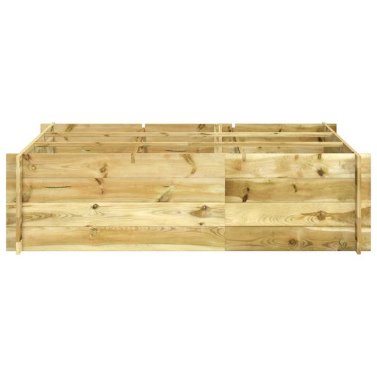 VidaXL Plantenbak verhoogd 150x100x40 cm geïmpregneerd hout