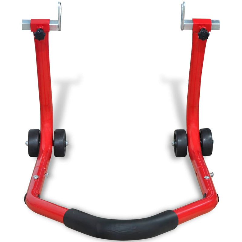 Load image into Gallery viewer, Vidaxl motorfiets achterwiel standaard rood
