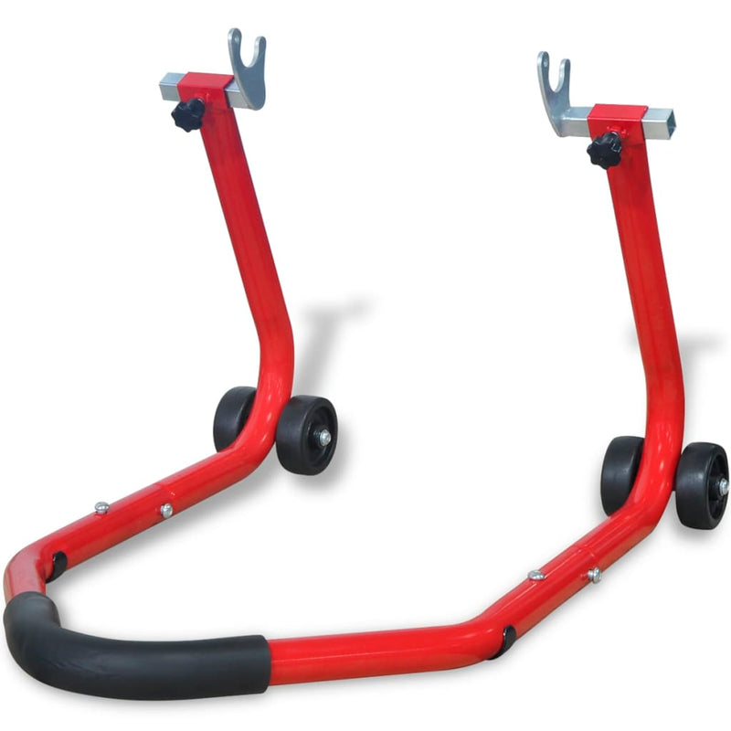 Load image into Gallery viewer, Vidaxl motorfiets achterwiel standaard rood
