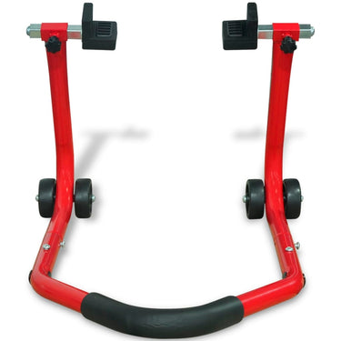 Vidaxl motorfiets achterwiel paddock standaard rood