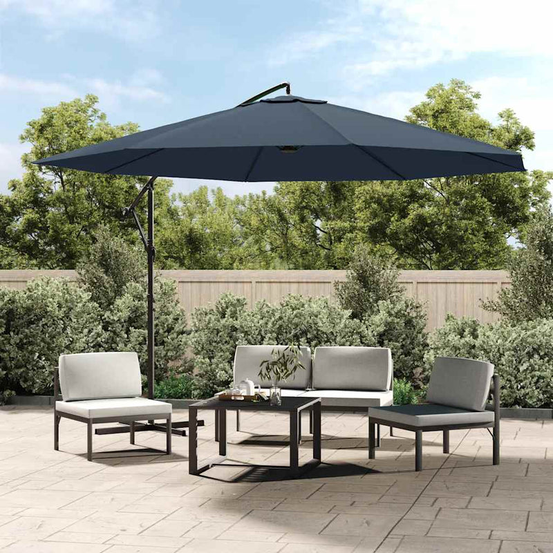 Load image into Gallery viewer, Vidaxl zweefparasol 3,5 m blauw
