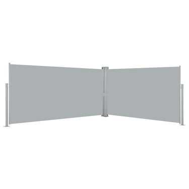 Vidaxl windscherm uittrekbaar 160x600 cm grijs