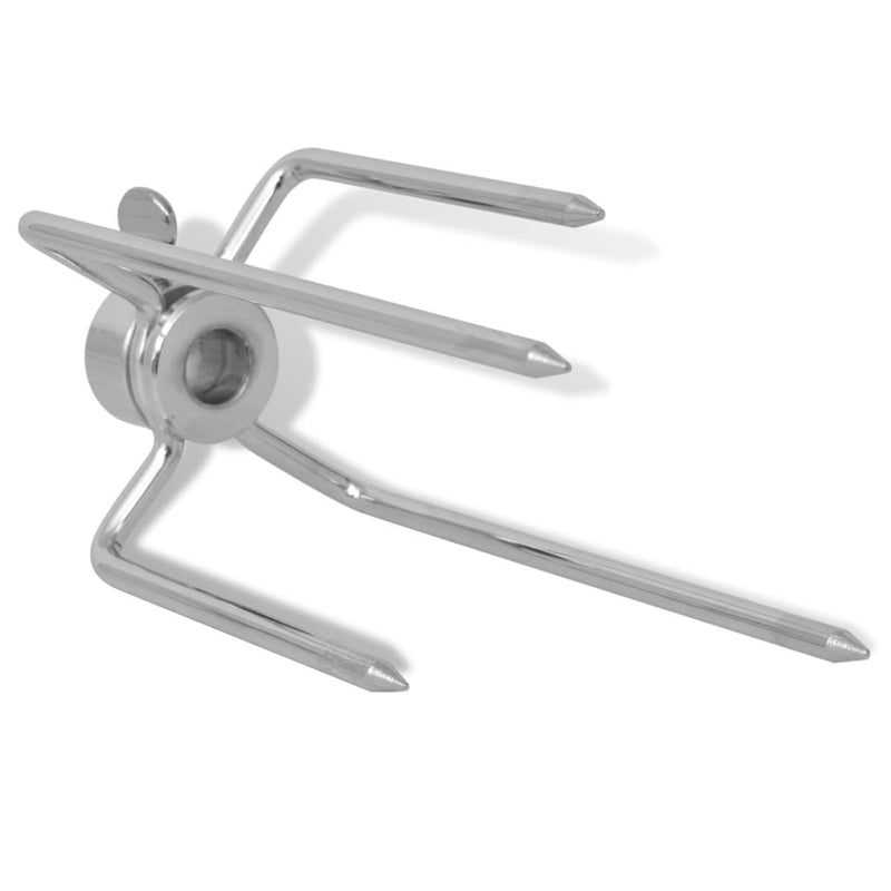 Load image into Gallery viewer, Vidaxl bbq draaispit vorken 2 stuks staal

