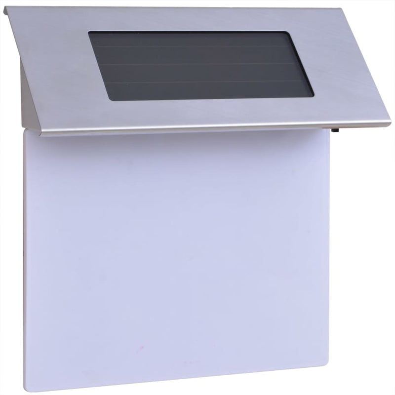 Load image into Gallery viewer, VidaXL LED-huisnummer op zonne-energie roestvrij staal
