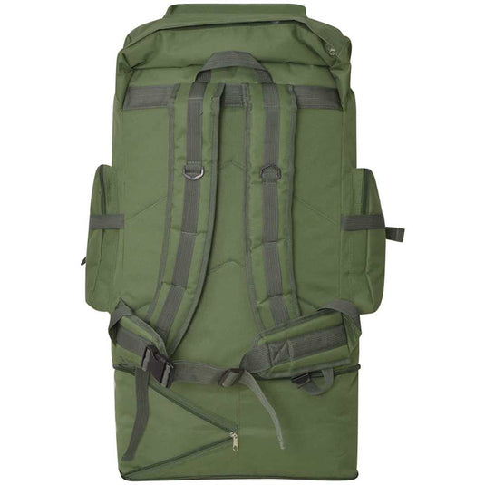 Vidaxl rugzak legerstijl xxl 100 l groen