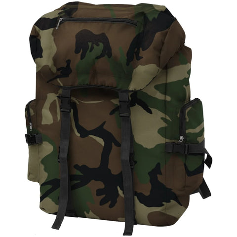 VidaXL Rugzak legerstijl 65 L camouflage