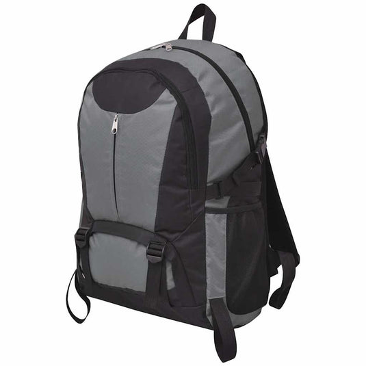 Vidaxl hikingrugzak 40 l zwart en grijs