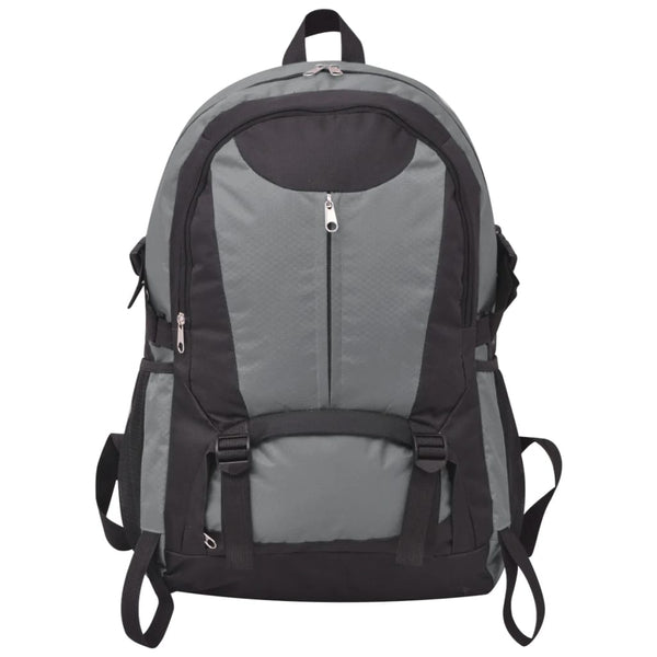 VidaXL Hikingrugzak 40 L zwart en grijs