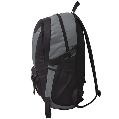 VidaXL Hikingrugzak 40 L zwart en grijs