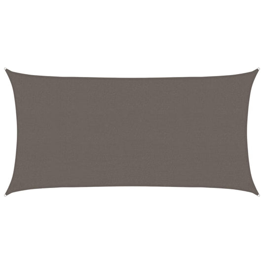 Vidaxl zonnescherm hdpe rechthoekig 2x4 m antraciet